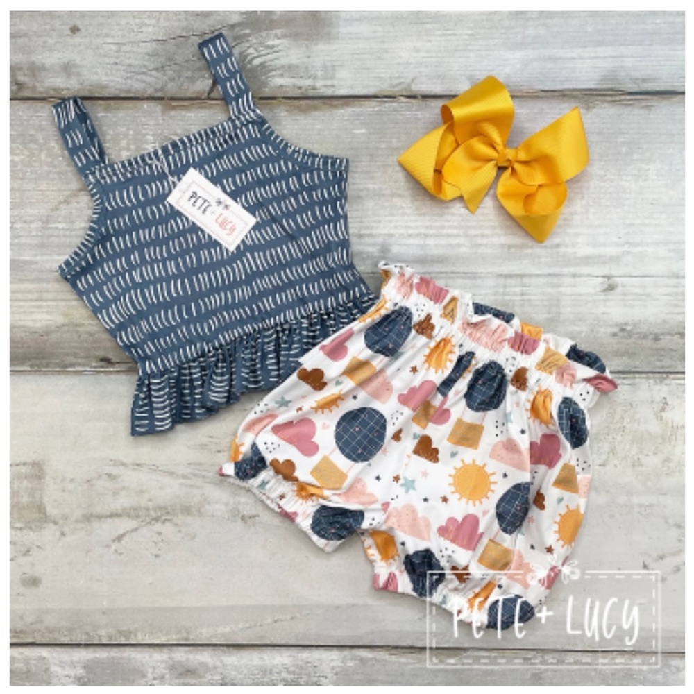 Pete & Lucy Sky’s the Limit Short Set
